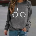 Casual Glasses Lightning Hedging Longsleeved Sweater Nhko414736