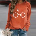 Casual Glasses Lightning Hedging Longsleeved Sweater Nhko414736