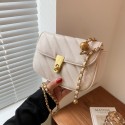 New Fashion Lock Rhomboid Embroidery Thread Chain Bag Nhlh412297