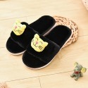 New Style Childrens Cotton Plush Warm Slippers  Nhpe415545