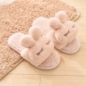 New Autumn And Winter Parentchild Plush Slippers Cute Cartoon Rabbit Cotton Slippers Baby Indoor Warm Cotton Slippers On Behalf Of Nhpe415551