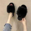 Korean New Soft Plush Home Slippers  Nhpe415559