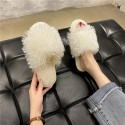 Korean New Soft Plush Home Slippers  Nhpe415559