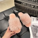 Korean New Soft Plush Home Slippers  Nhpe415559