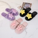 New Starshaped Smiley Plush Furnishing Slippers  Nhpe415565