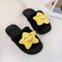 New Starshaped Smiley Plush Furnishing Slippers  Nhpe415565