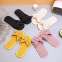 New Fabric Cute Childrens Bow Home Slippers  Nhpe415579