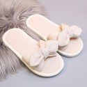 New Fabric Cute Childrens Bow Home Slippers  Nhpe415579