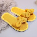 New Fabric Cute Childrens Bow Home Slippers  Nhpe415579