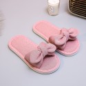 New Fabric Cute Childrens Bow Home Slippers  Nhpe415579