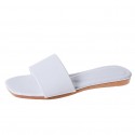 Korea Simple Fashion New Flat Bottom Solid Color Sandals Nhpe415593