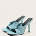 Square Toe Highheeled Bowknot Stiletto Nhso397151