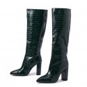 Pointed Toe And High Heels Long Boots Nhso405460