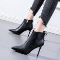 Bowknot Pointed Stiletto Ankle Boots Nhso410178