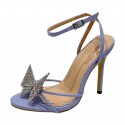 Fashion Bowknot Rhinestones Stiletto Sandals Nhso410435