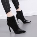 Pointed Toe Shiny Ankle Boots Nhso410455