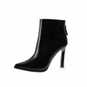 Pointed Toe Shiny Ankle Boots Nhso410455