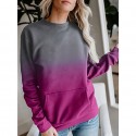 Fashion Tiedye Gradient Longsleeved Sports Sweatshirt Nhuo414709