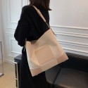 Largecapacity Fashion Contrast Color Oneshoulder Splicing Tote Shoulder Bag Nhwh407211