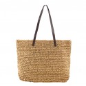 Fashionable Crochet Handtie Straw Woven Shoulder Bag Nhxm409037