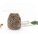 New Vintage Cotton Rope Mini Straw Woven Bag Nhxm409039