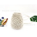 New Vintage Cotton Rope Mini Straw Woven Bag Nhxm409039