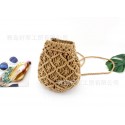 New Vintage Cotton Rope Mini Straw Woven Bag Nhxm409039