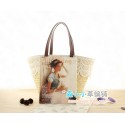 New Fashion Wheat Straw Woven Lace Bag Nhxm409043