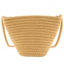 New Dumpling Shaped Cotton Rope Straw Bag Nhxm409046