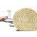 New Fashion Tassel Straw Woven Shoulder Bucket Bag Nhxm409048