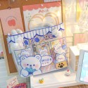 Cartoon Transparent Cute Bear Jelly Waterproof Hand Bag Nhze411804