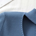 Simple Solid Color Pullover Halter Vneck Top Knitted Sweater Nhzn414757